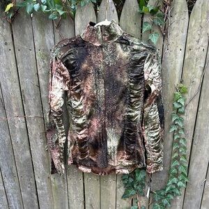 Skea Shimmies Long Mock, Samba Brown, Women's M